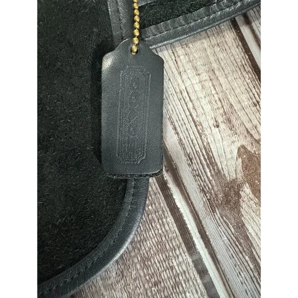 COACH Leather Patricia's Legacy Saddle Flap Messenger Crossbody Bag 9951 Vintage